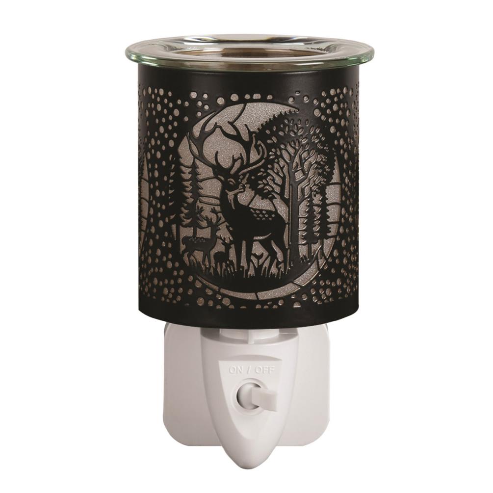 Aroma Black & Gold Deer Family Plug In Wax Melt Warmer Extra Image 1